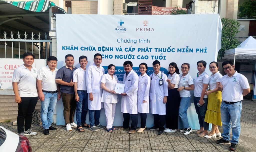 [Prima Saigon x Hoan My Cuu Long] Free medical examination and treatment program and medicine distribution for the elderly