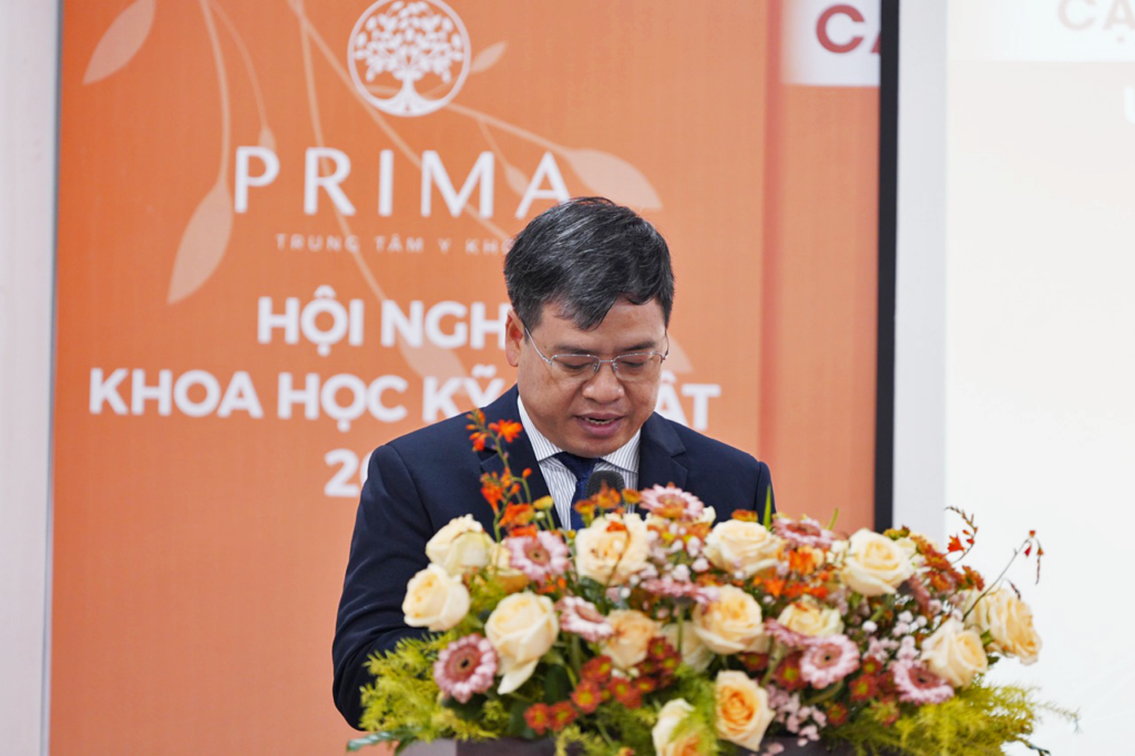 Phd MD Tuan Nguyen, Group Chief Medical Officer of Hoan My Medical Corporation, delivered opening speech for the conference